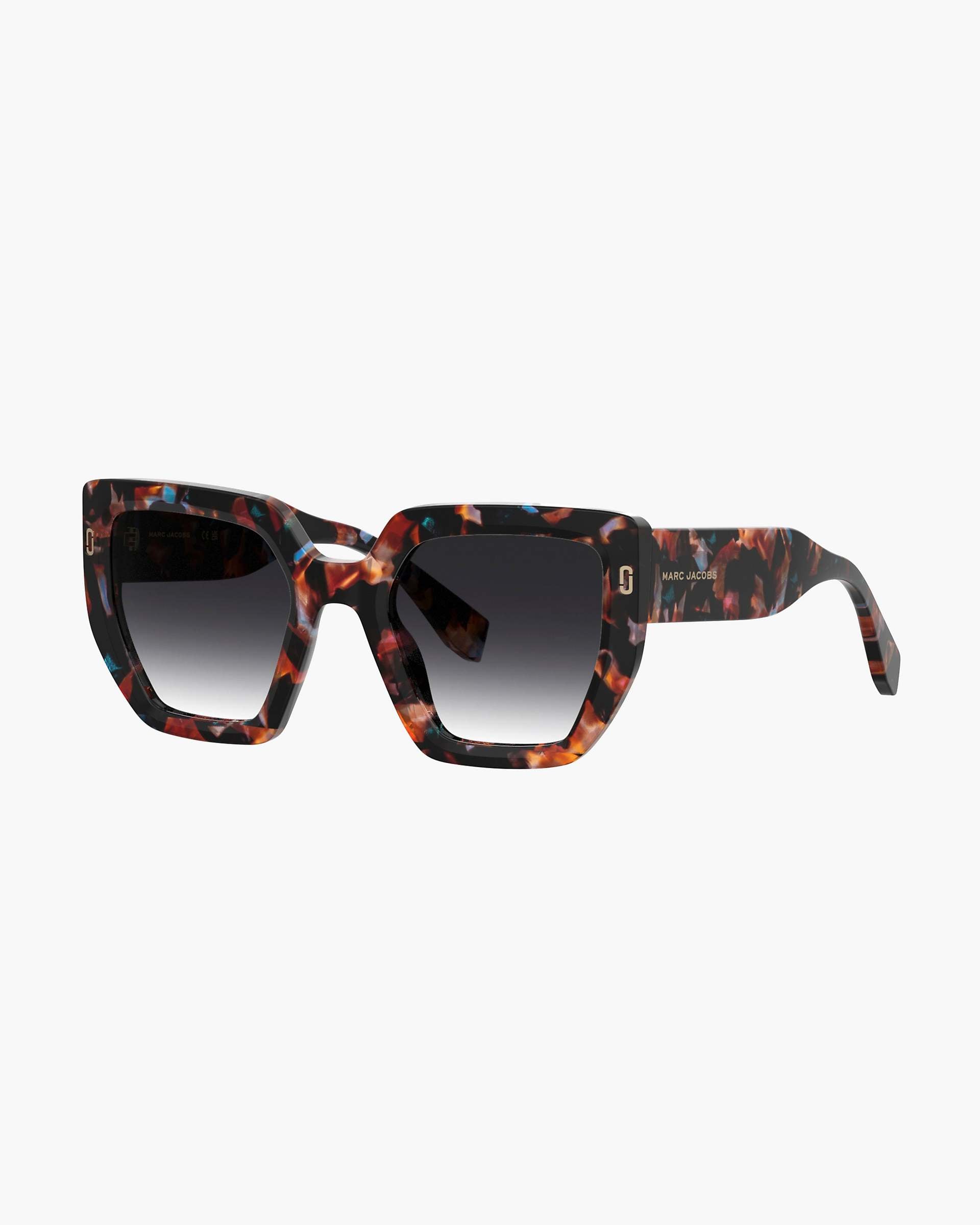 The J Marc Square Sunglasses - Havana Multi | Marc Jacobs discount