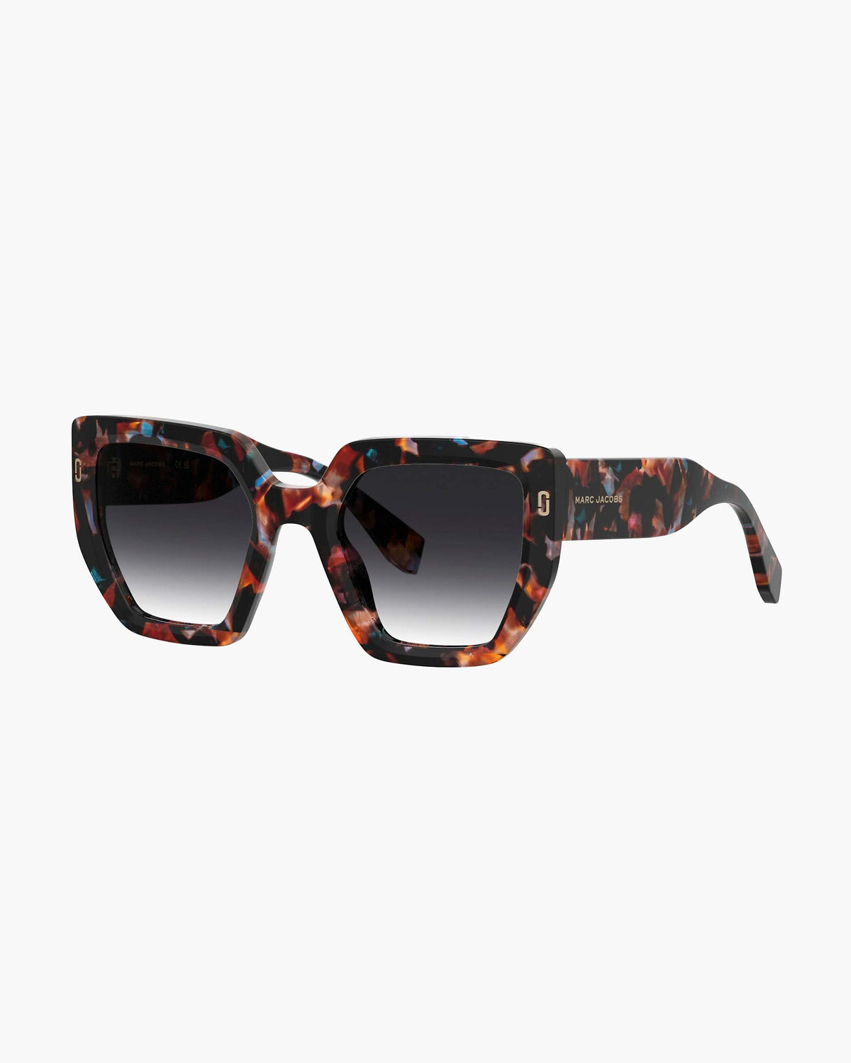 The J Marc Square Sunglasses - Havana Multi | Marc Jacobs discount