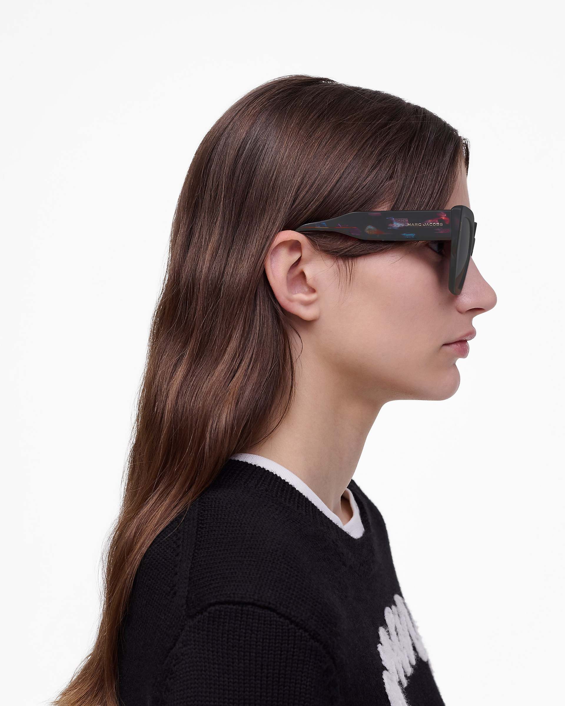 The J Marc Square Sunglasses - Havana Multi | Marc Jacobs discount