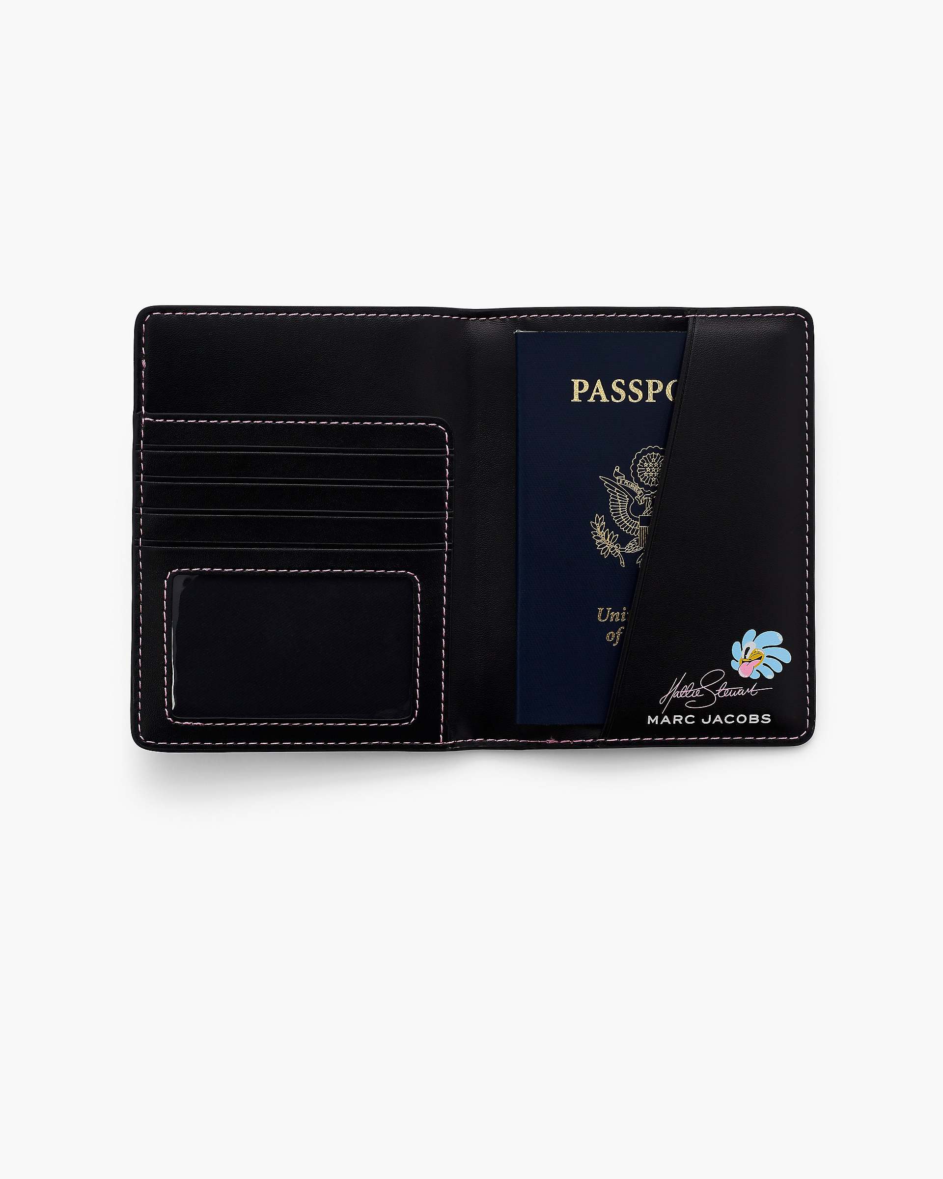 Hattie Stewart X Marc Jacobs Passport Case - Black Multi | Marc Jacobs online