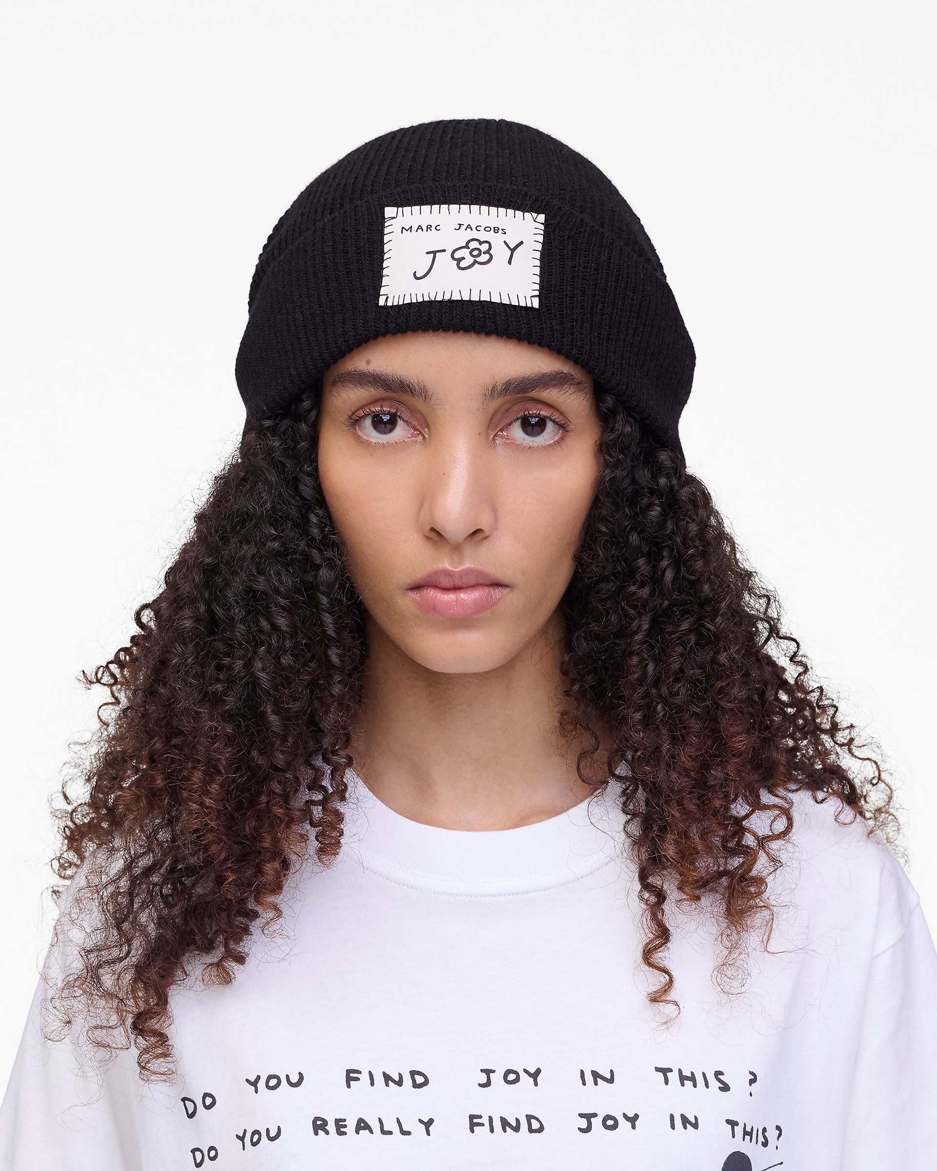 David Shrigley X Marc Jacobs Joy Beanie - Black Multi | Marc Jacobs sale