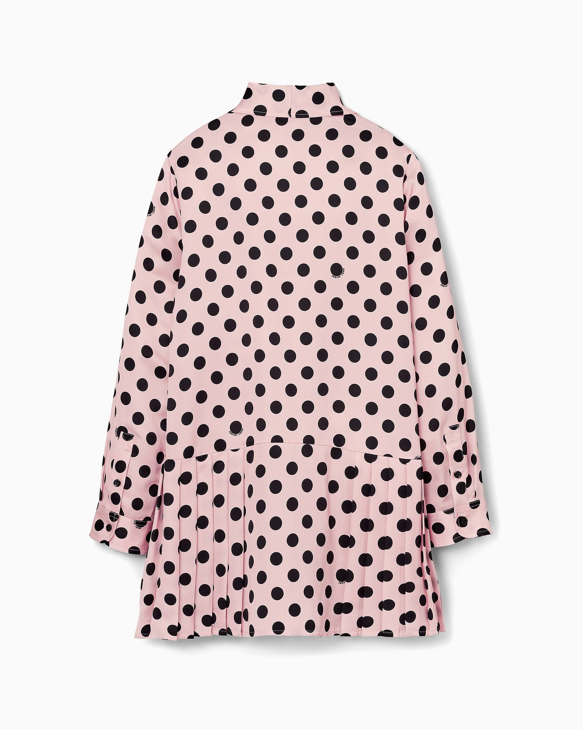Dots Bow Pleated Dress - Peach Multi | Marc Jacobs online