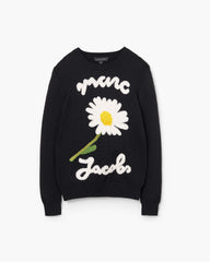 Marc Is Joy Jacquard Crewneck - Black | Marc Jacobs sale