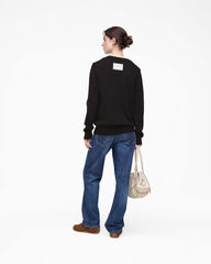 Marc Is Joy Jacquard Crewneck - Black | Marc Jacobs sale