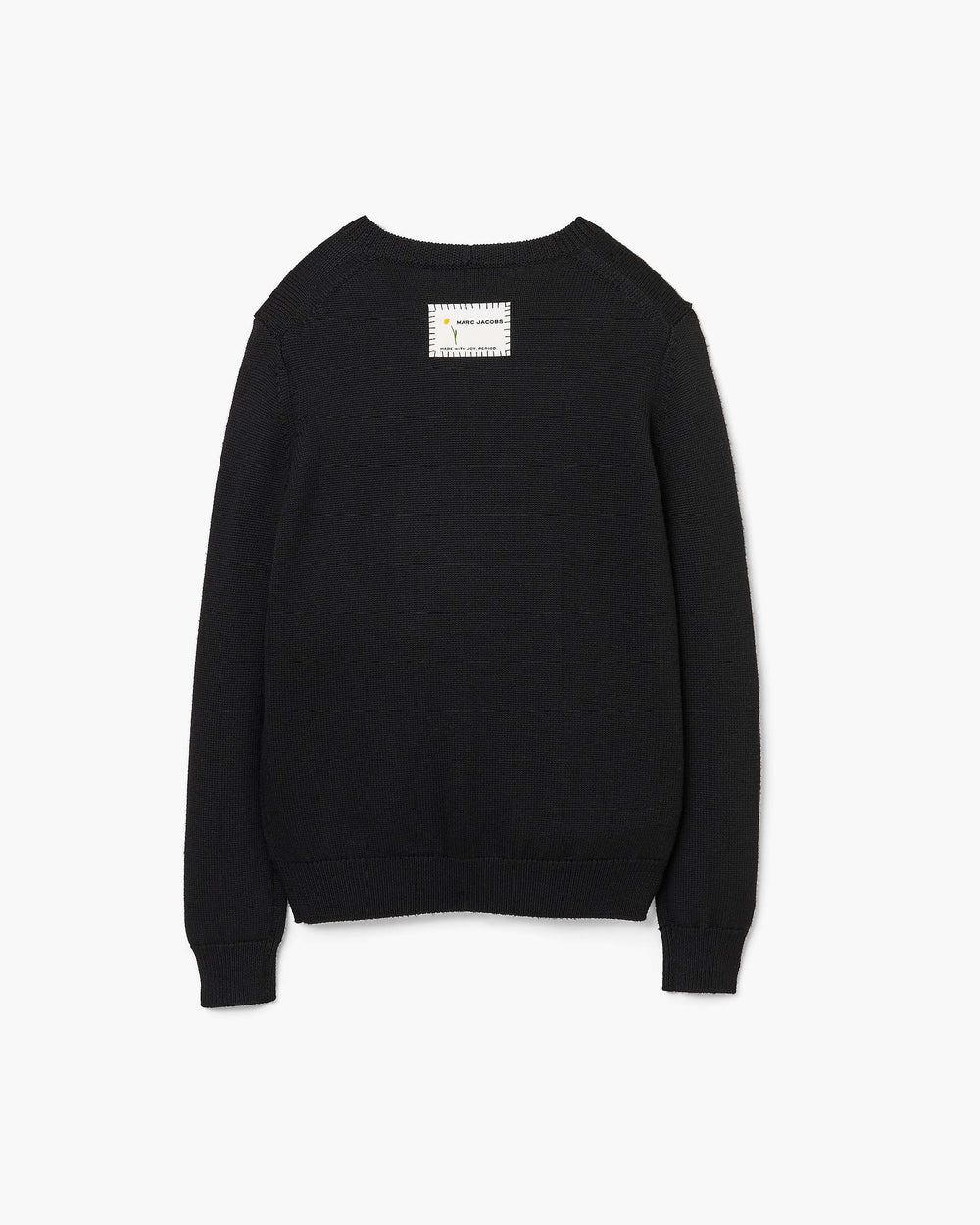 Marc Is Joy Jacquard Crewneck - Black | Marc Jacobs sale