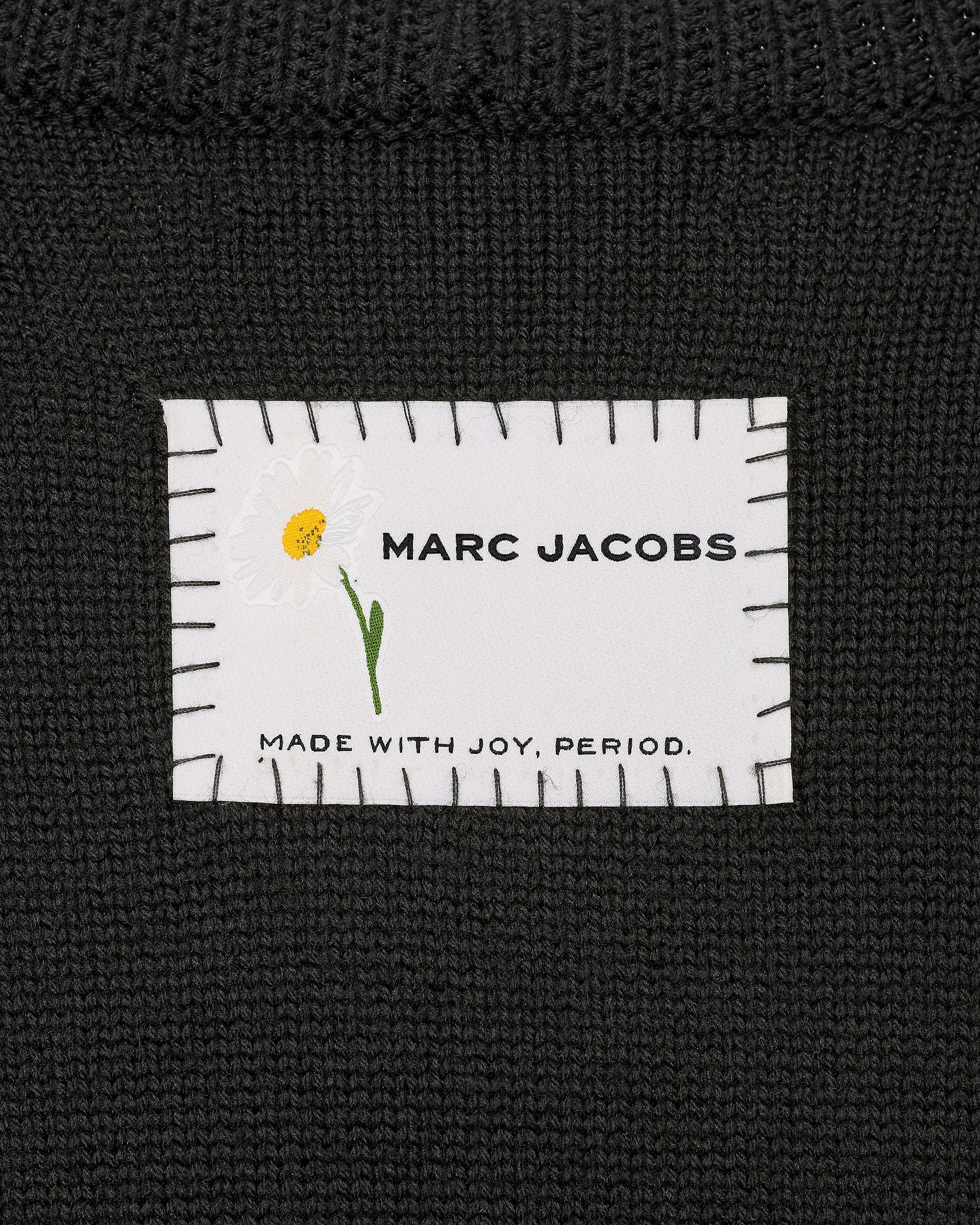 Marc Is Joy Jacquard Crewneck - Black | Marc Jacobs sale