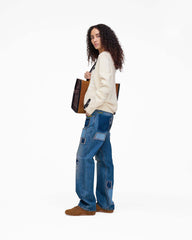 Patchwork Straight Jean - Bright Indigo | Marc Jacobs for sale