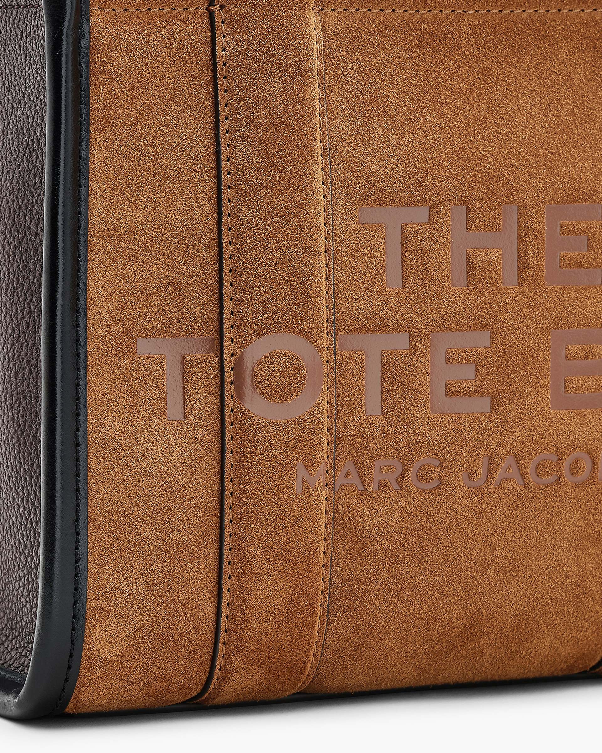 The Suede Small Tote Bag - Copper | Marc Jacobs on sale
