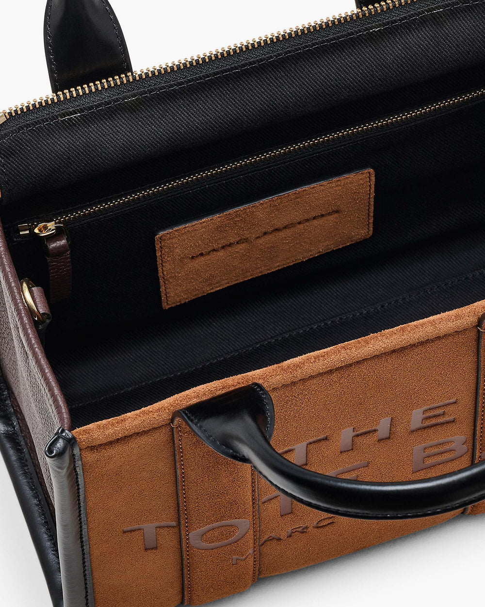 The Suede Small Tote Bag - Copper | Marc Jacobs on sale