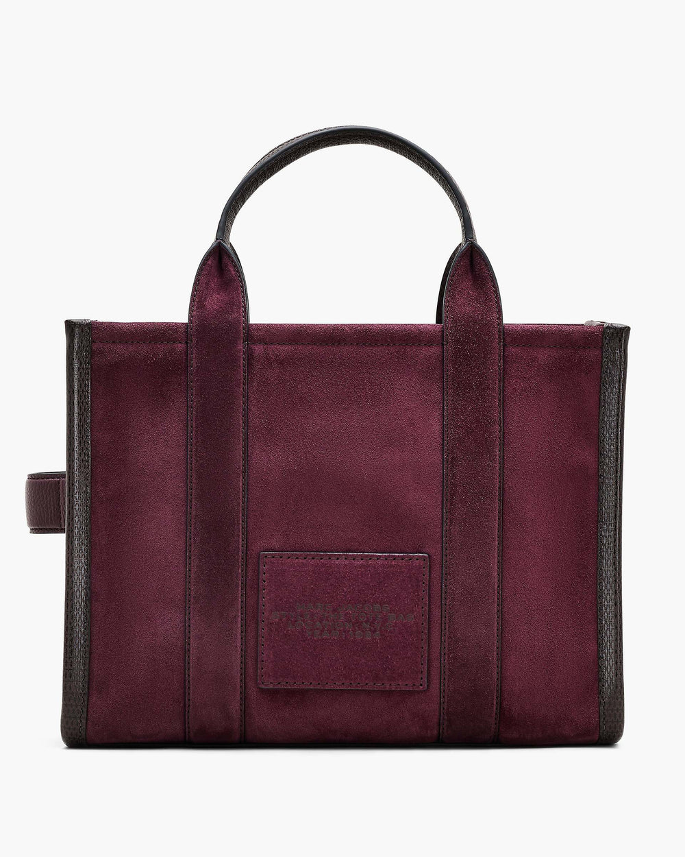 The Suede Medium Tote Bag - Dark Plum | Marc Jacobs US