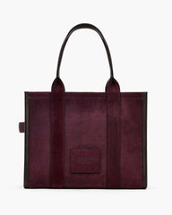 The Suede Large Tote Bag - Dark Plum | Marc Jacobs online