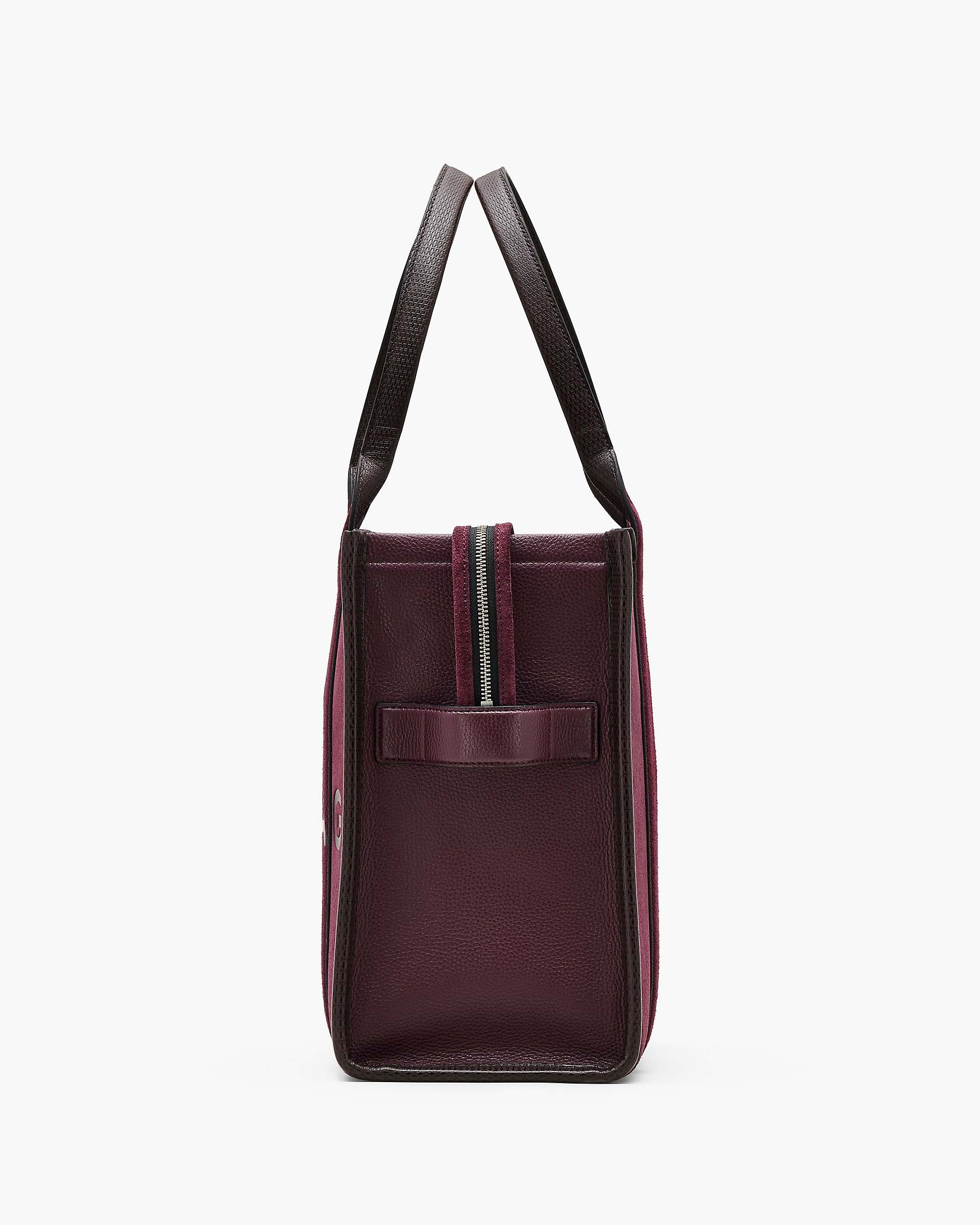 The Suede Large Tote Bag - Dark Plum | Marc Jacobs online