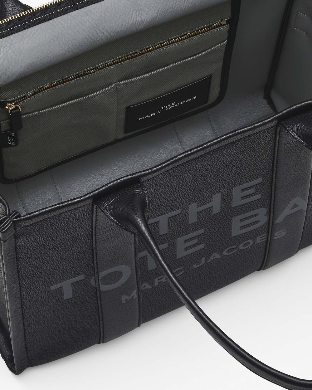 The Leather Large Tote Bag - Black | Marc Jacobs sale