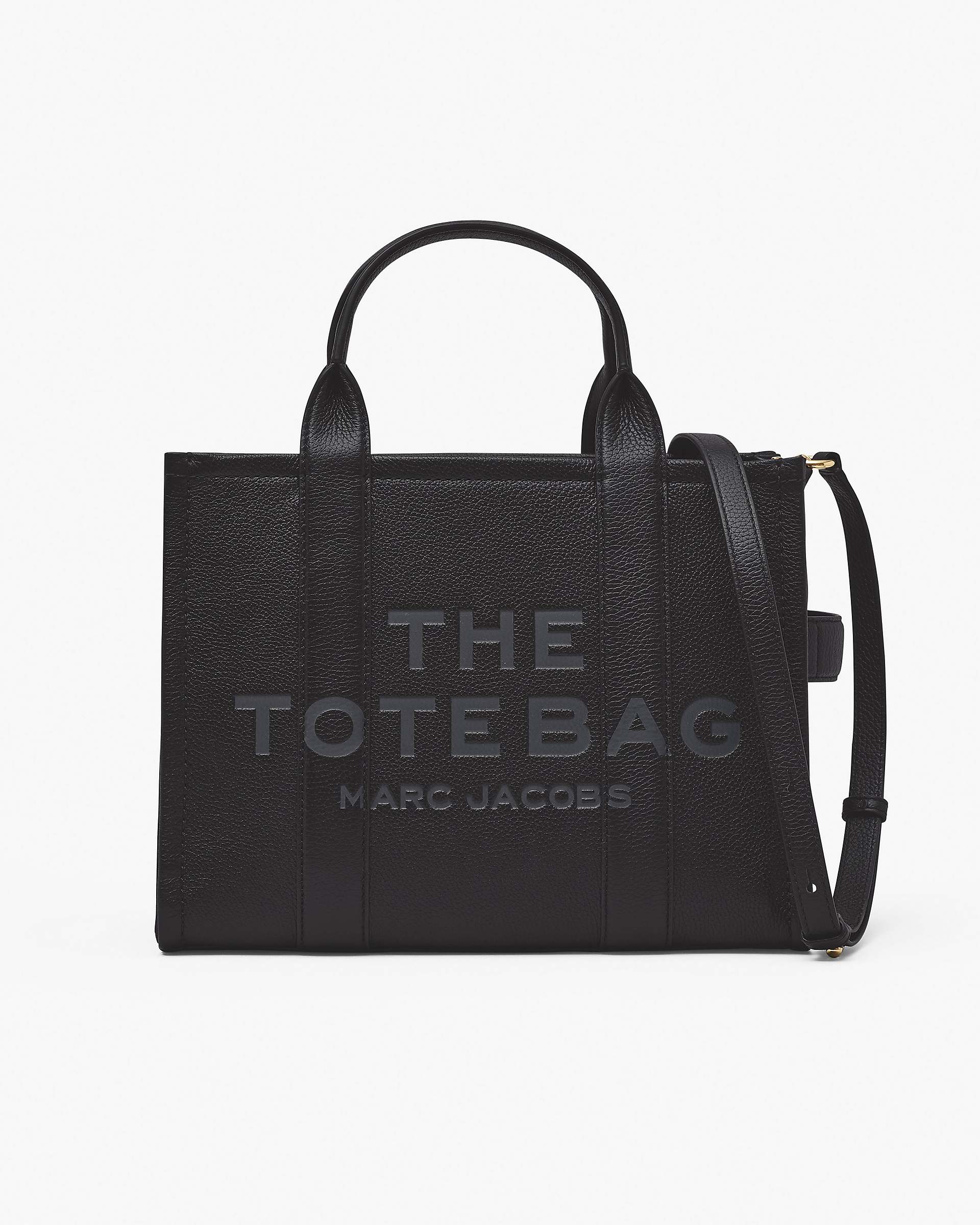The Leather Medium Tote Bag - Black | Marc Jacobs on sale