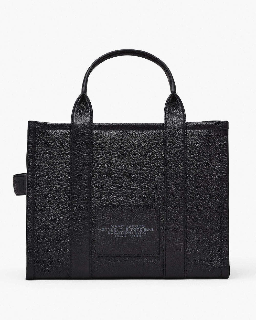 The Leather Medium Tote Bag - Black | Marc Jacobs on sale