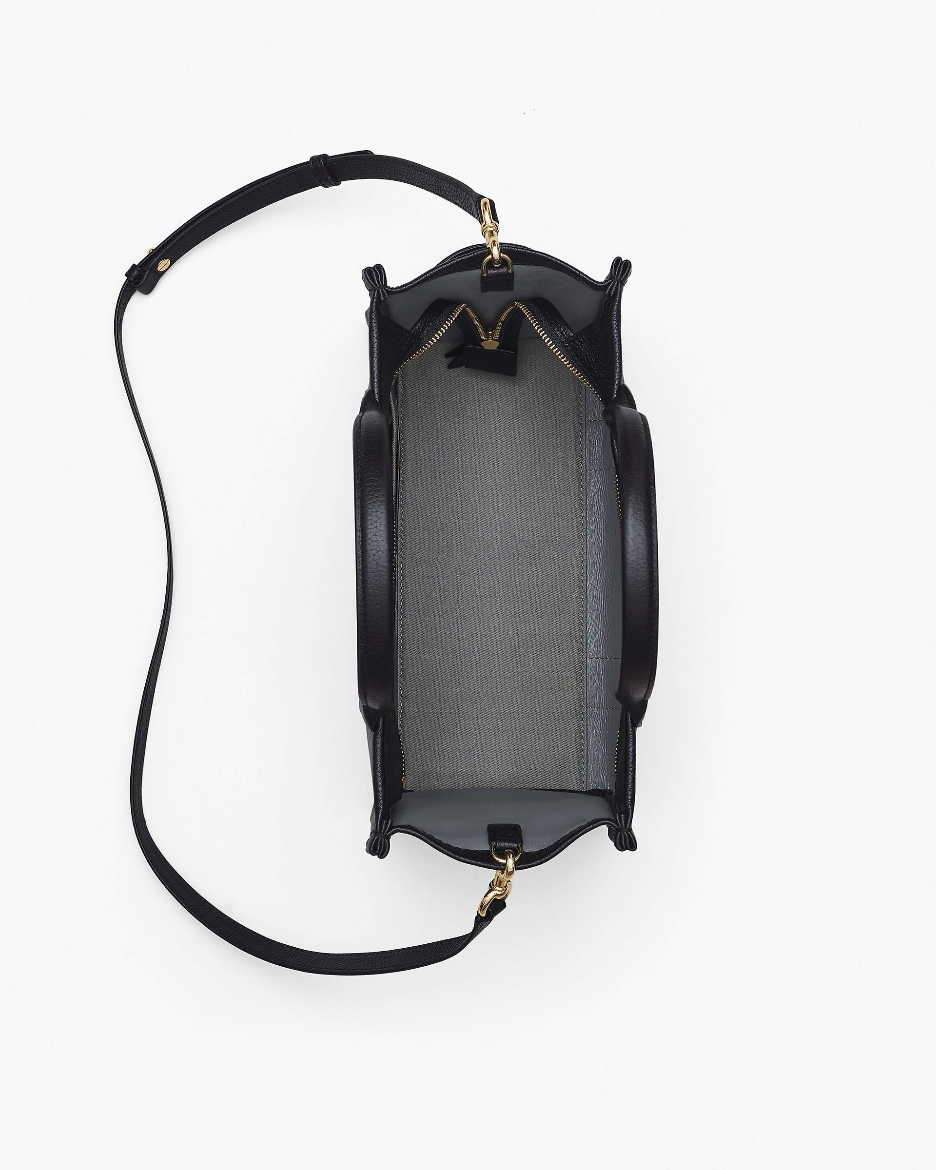 The Leather Medium Tote Bag - Black | Marc Jacobs on sale