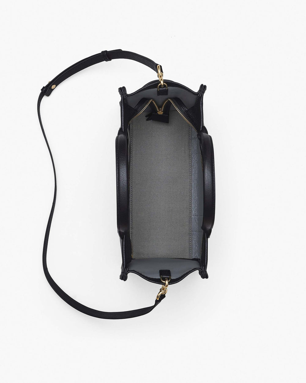 The Leather Medium Tote Bag - Black | Marc Jacobs on sale