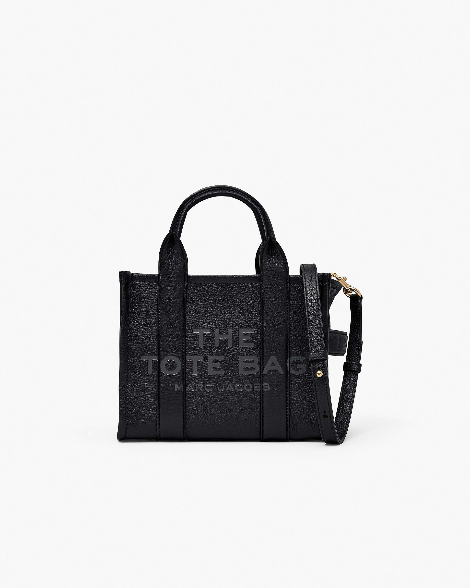 The Leather Small Tote Bag - Black | Marc Jacobs US