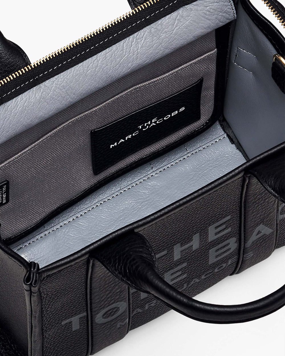 The Leather Small Tote Bag - Black | Marc Jacobs US