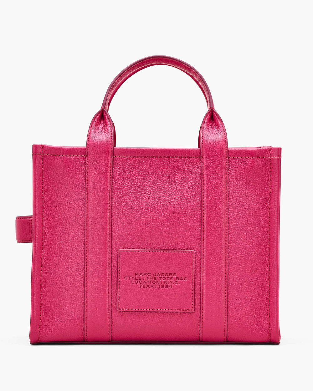 The Leather Medium Tote Bag - Raspberry Pink | Marc Jacobs online