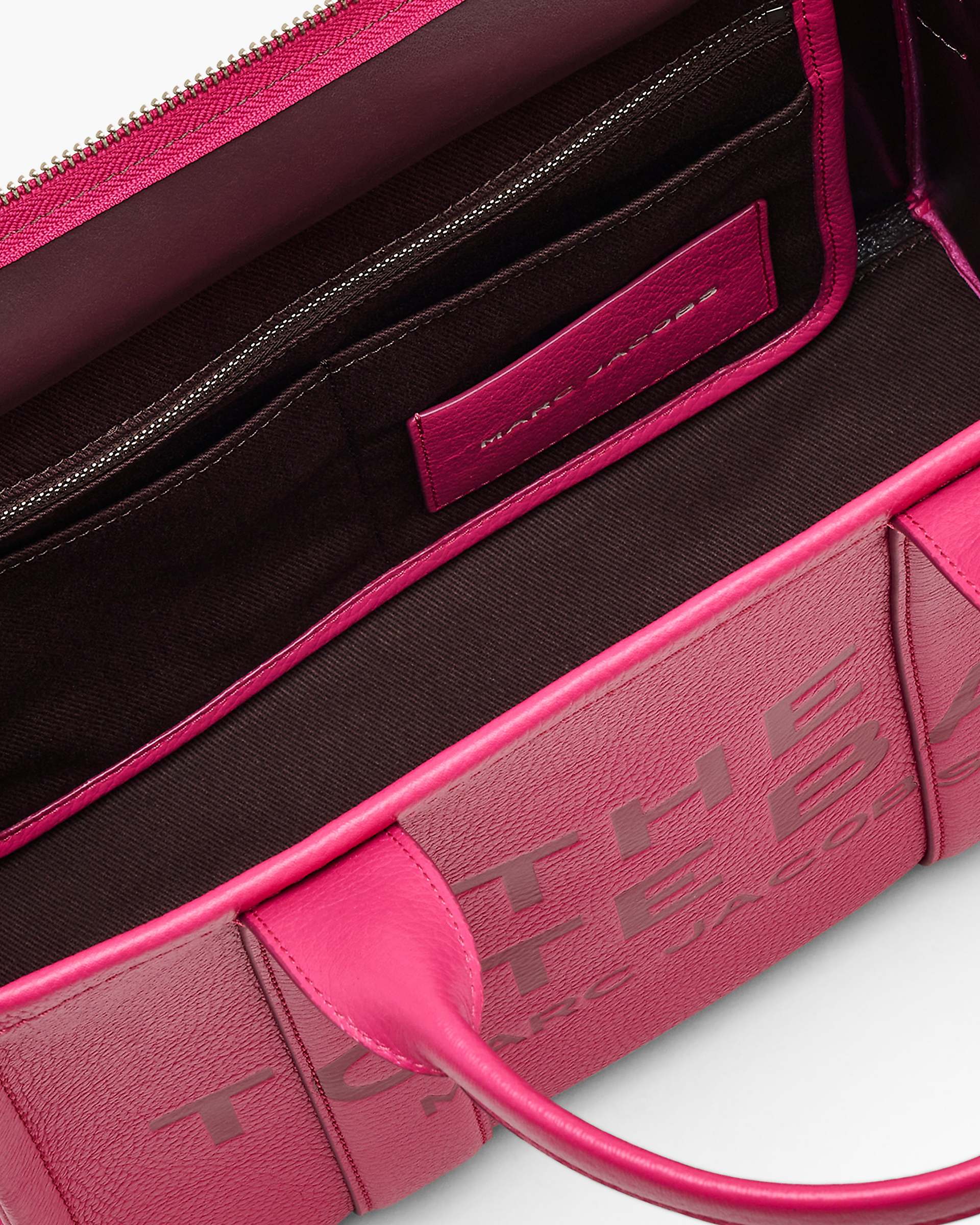 The Leather Medium Tote Bag - Raspberry Pink | Marc Jacobs online