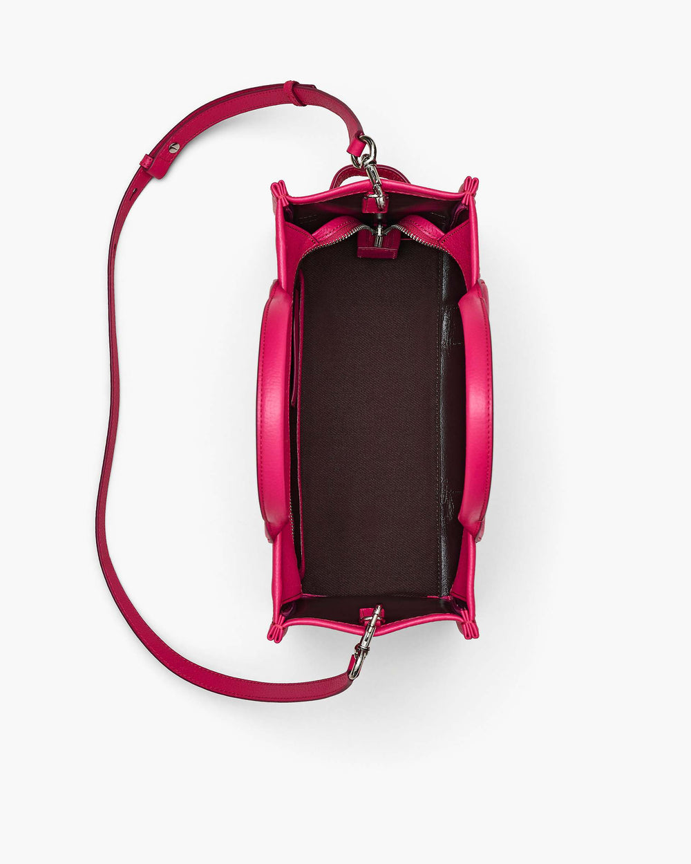 The Leather Medium Tote Bag - Raspberry Pink | Marc Jacobs online