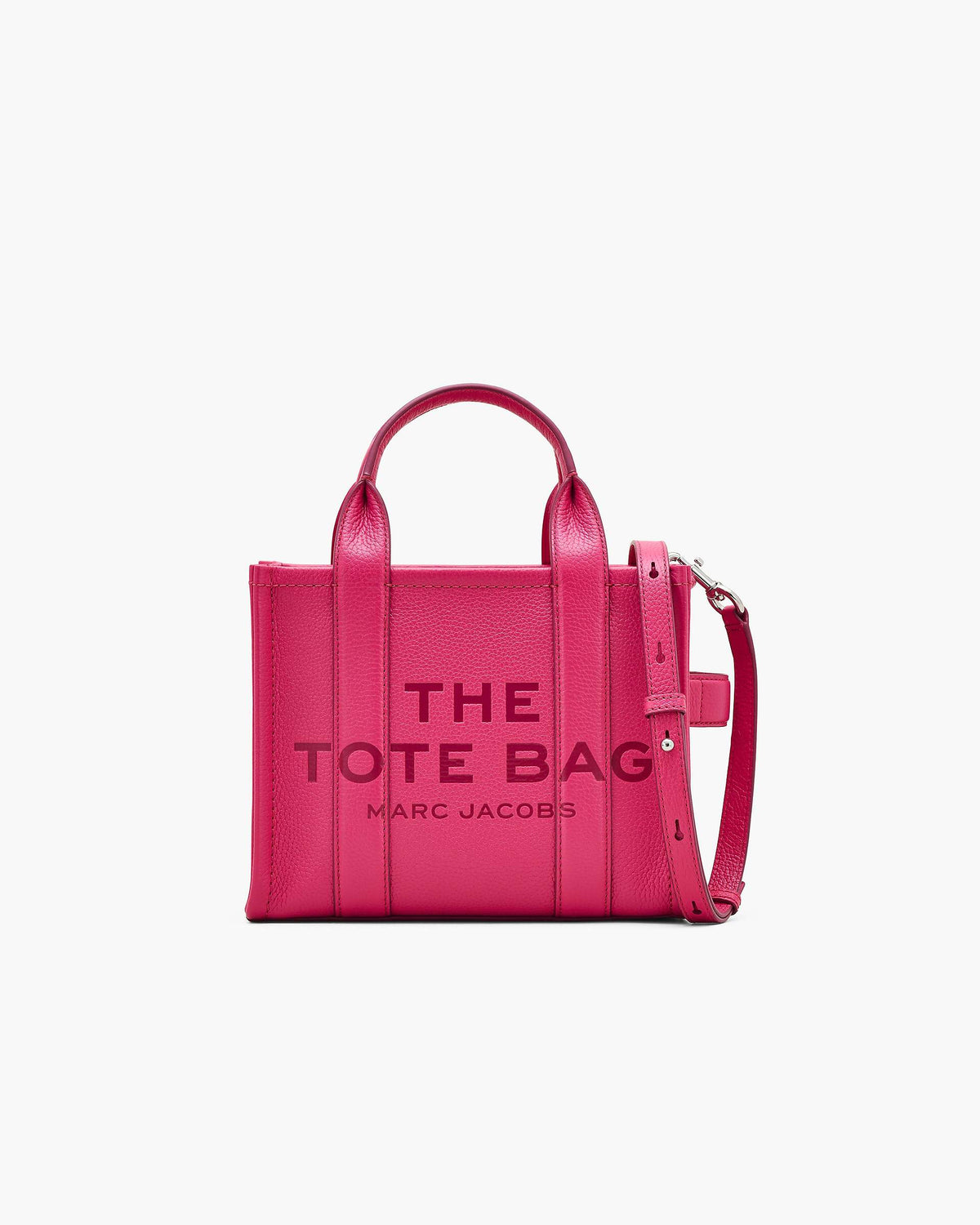 The Leather Small Tote Bag - Raspberry Pink | Marc Jacobs discount
