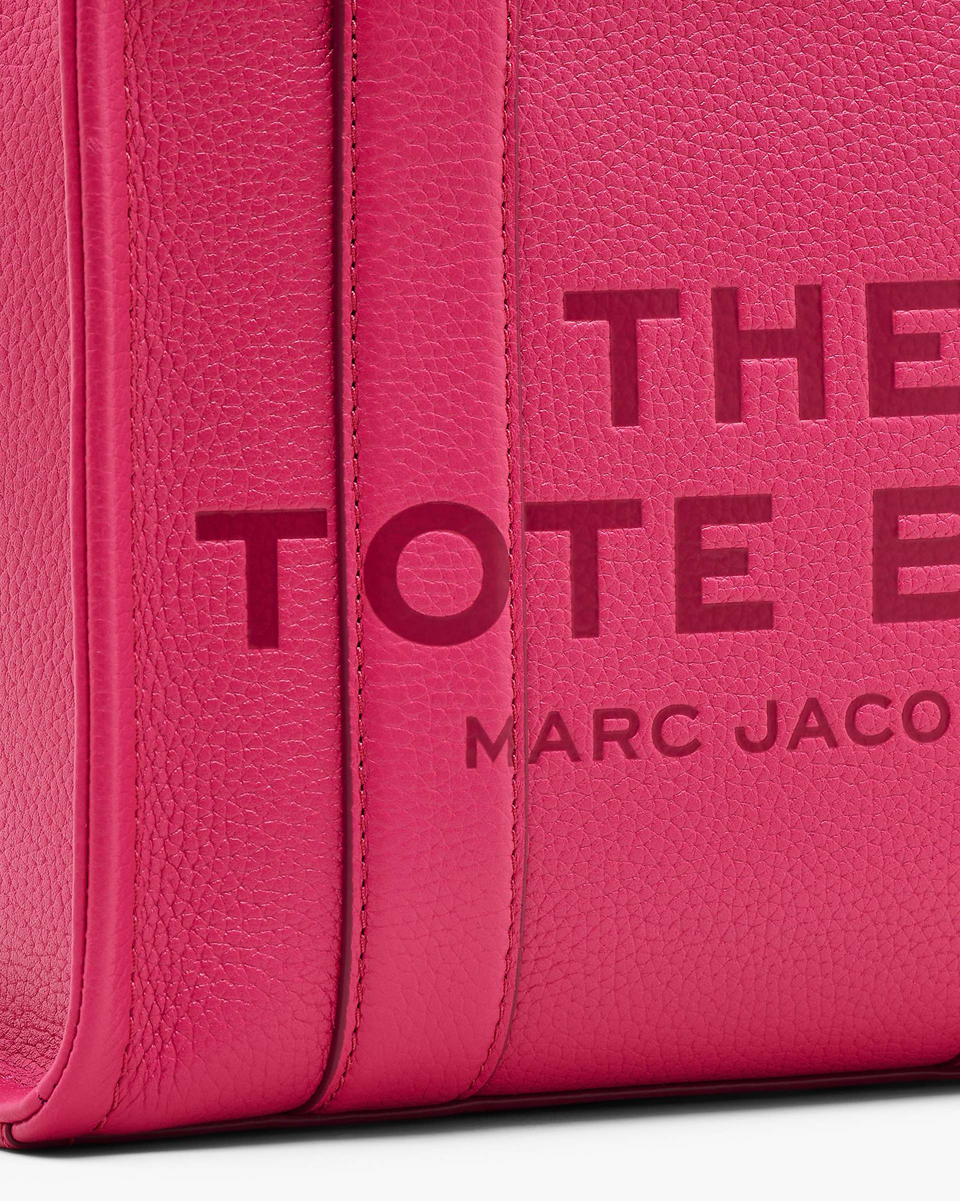 The Leather Small Tote Bag - Raspberry Pink | Marc Jacobs discount