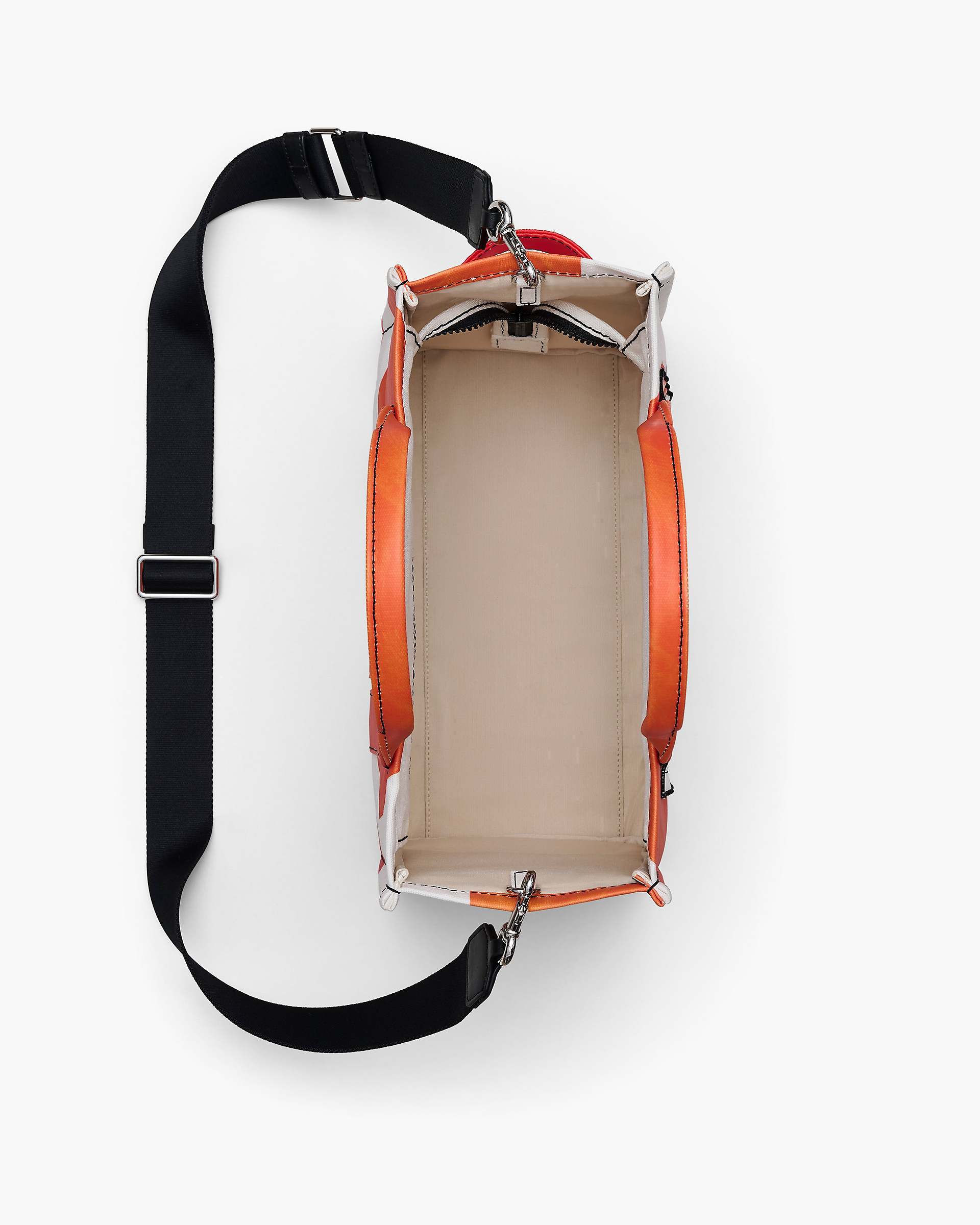 David Shrigley X Marc Jacobs Canvas Medium Tote Bag - Orange Multi | Marc Jacobs online