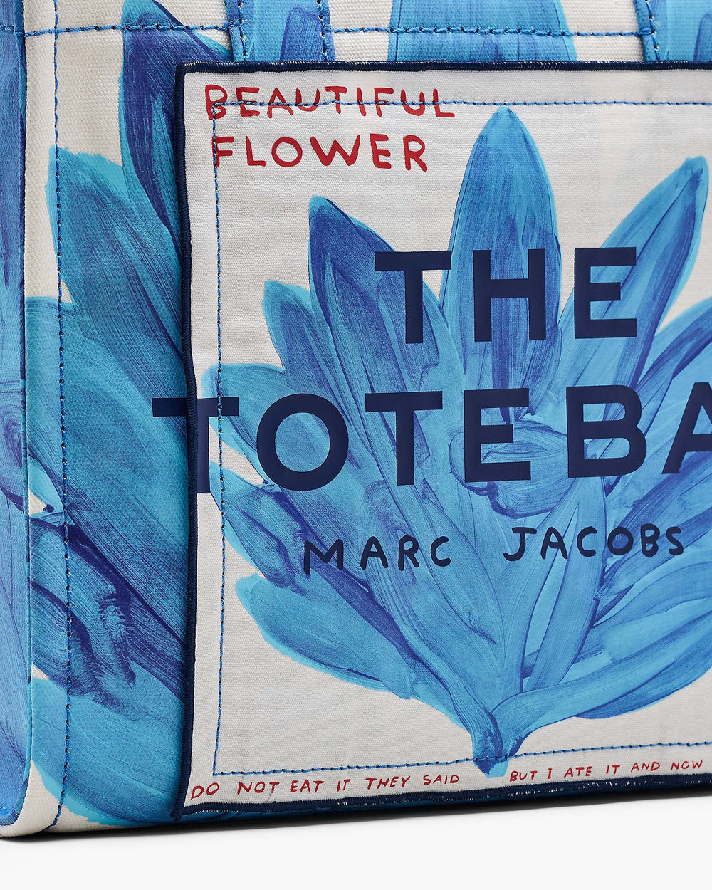 David Shrigley X Marc Jacobs Canvas Medium Tote Bag - Blue Multi | Marc Jacobs sale