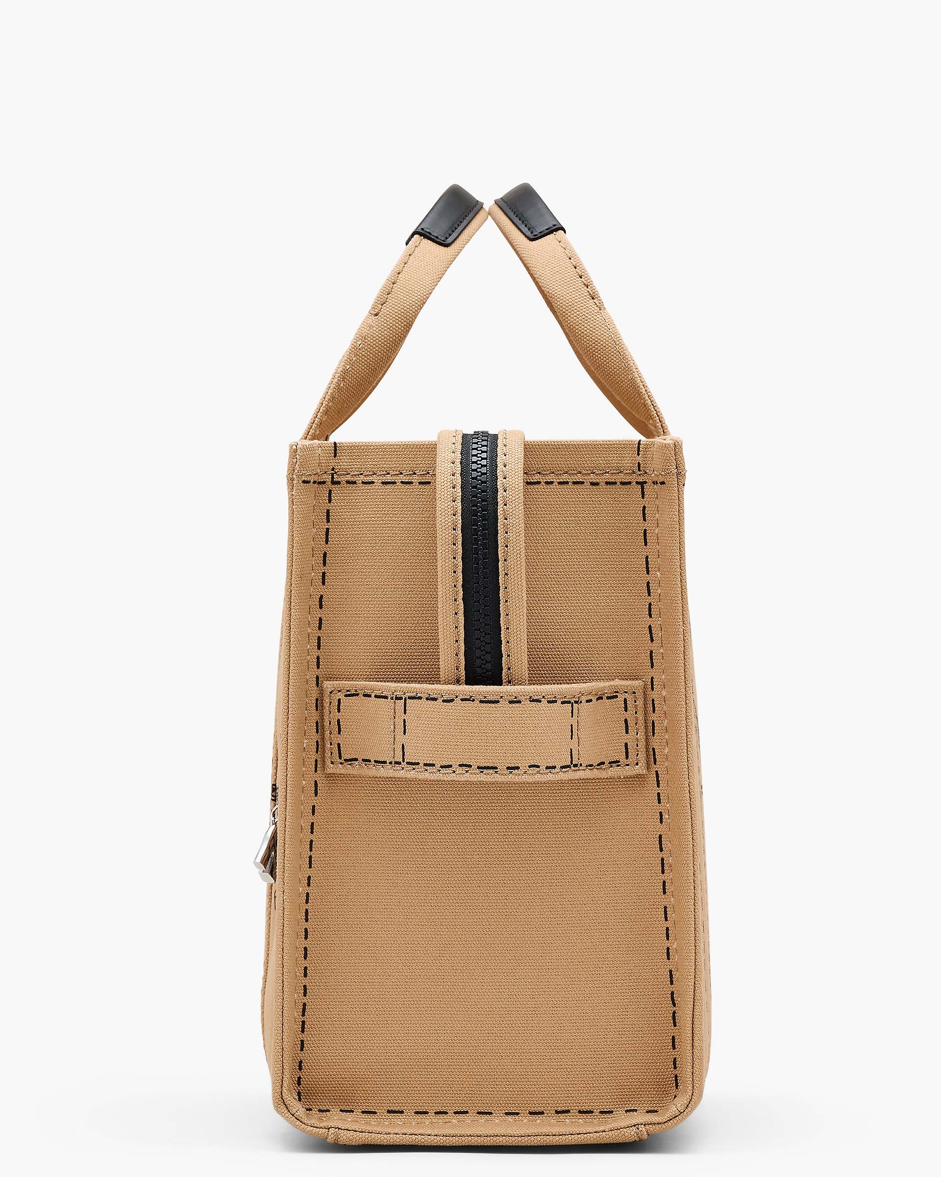 The Trompe L'Oeil Charm Canvas Medium Tote Bag - Camel Multi | Marc Jacobs for sale