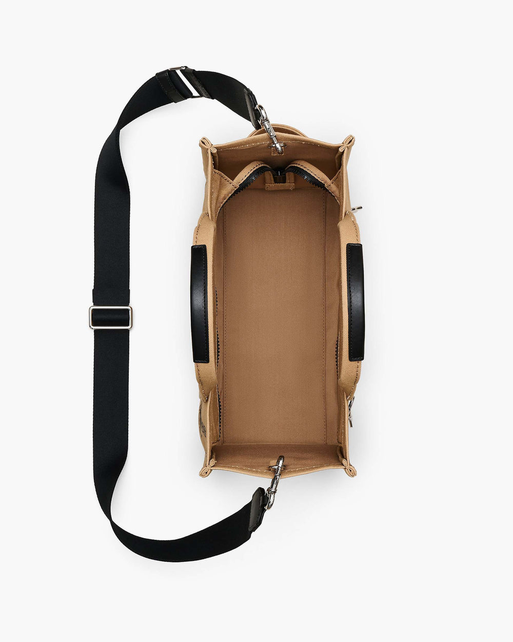 The Trompe L'Oeil Charm Canvas Medium Tote Bag - Camel Multi | Marc Jacobs for sale