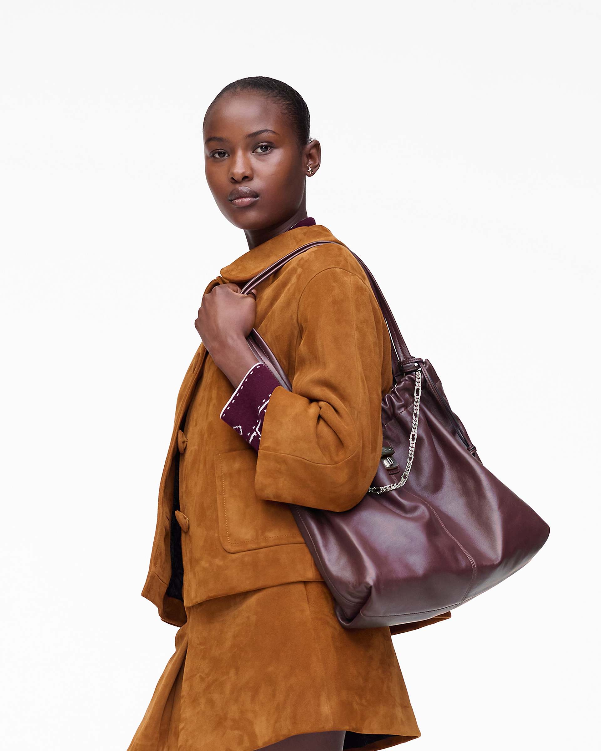 The Cristina Tote - Dark Plum | Marc Jacobs on sale