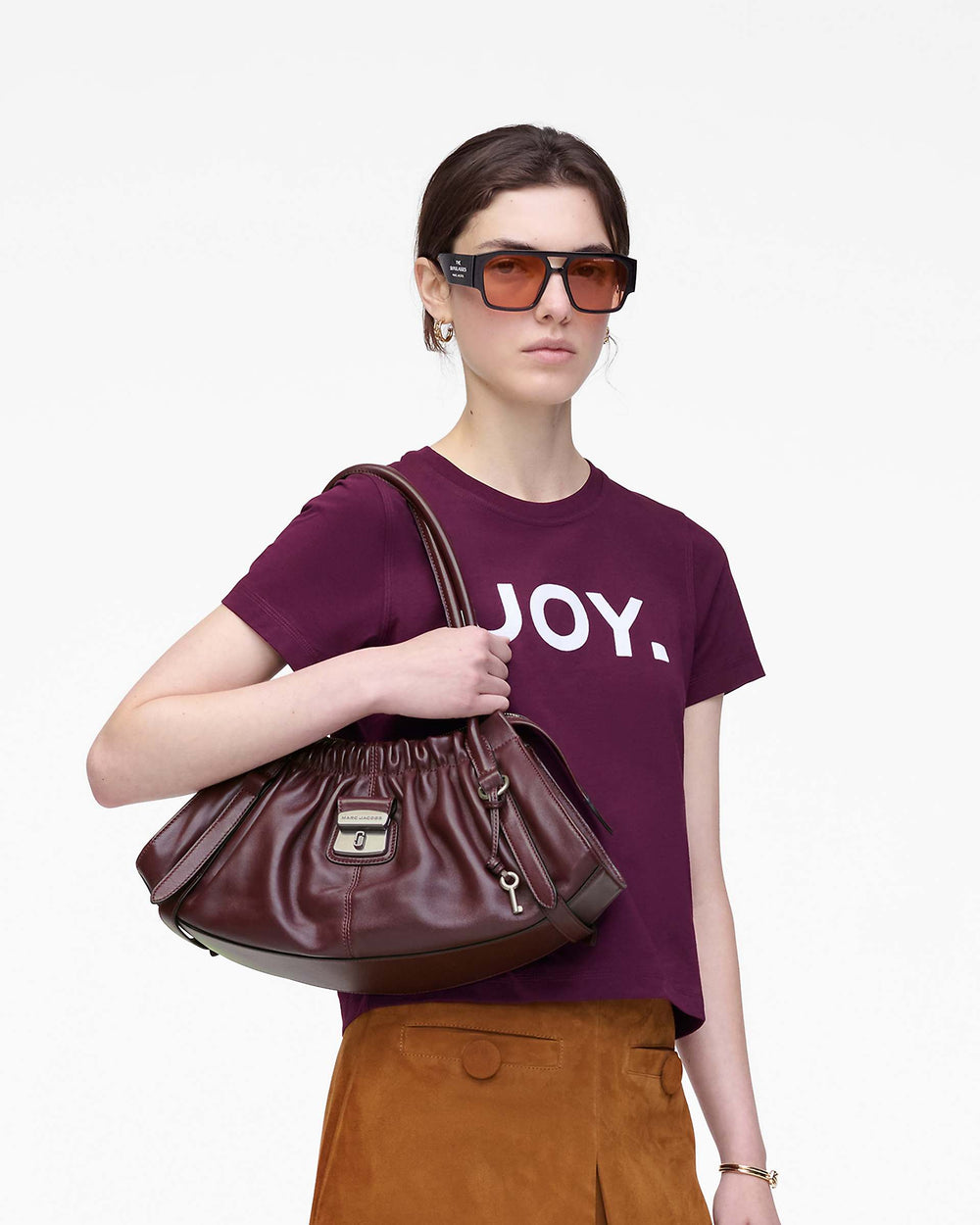 The Cristina Satchel - Dark Plum | Marc Jacobs online