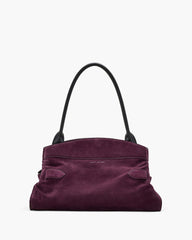 The Suede Dakota Satchel - Dark Plum | Marc Jacobs online