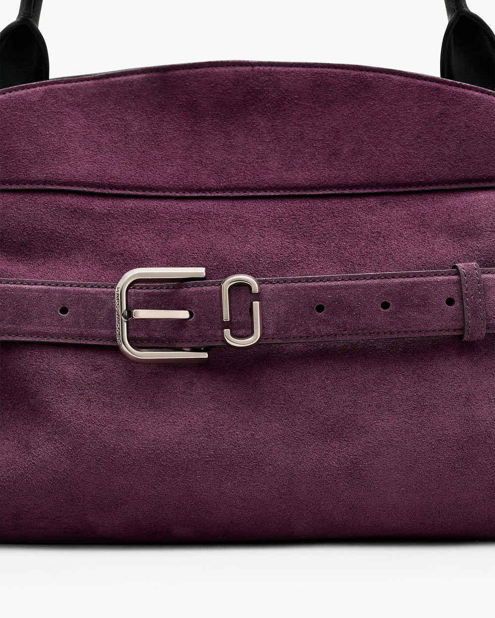 The Suede Dakota Satchel - Dark Plum | Marc Jacobs online