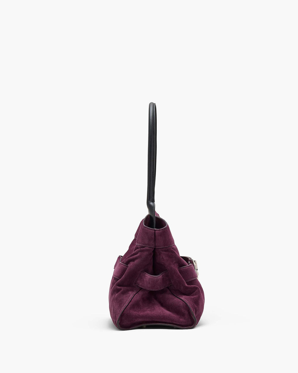 The Suede Dakota Satchel - Dark Plum | Marc Jacobs online