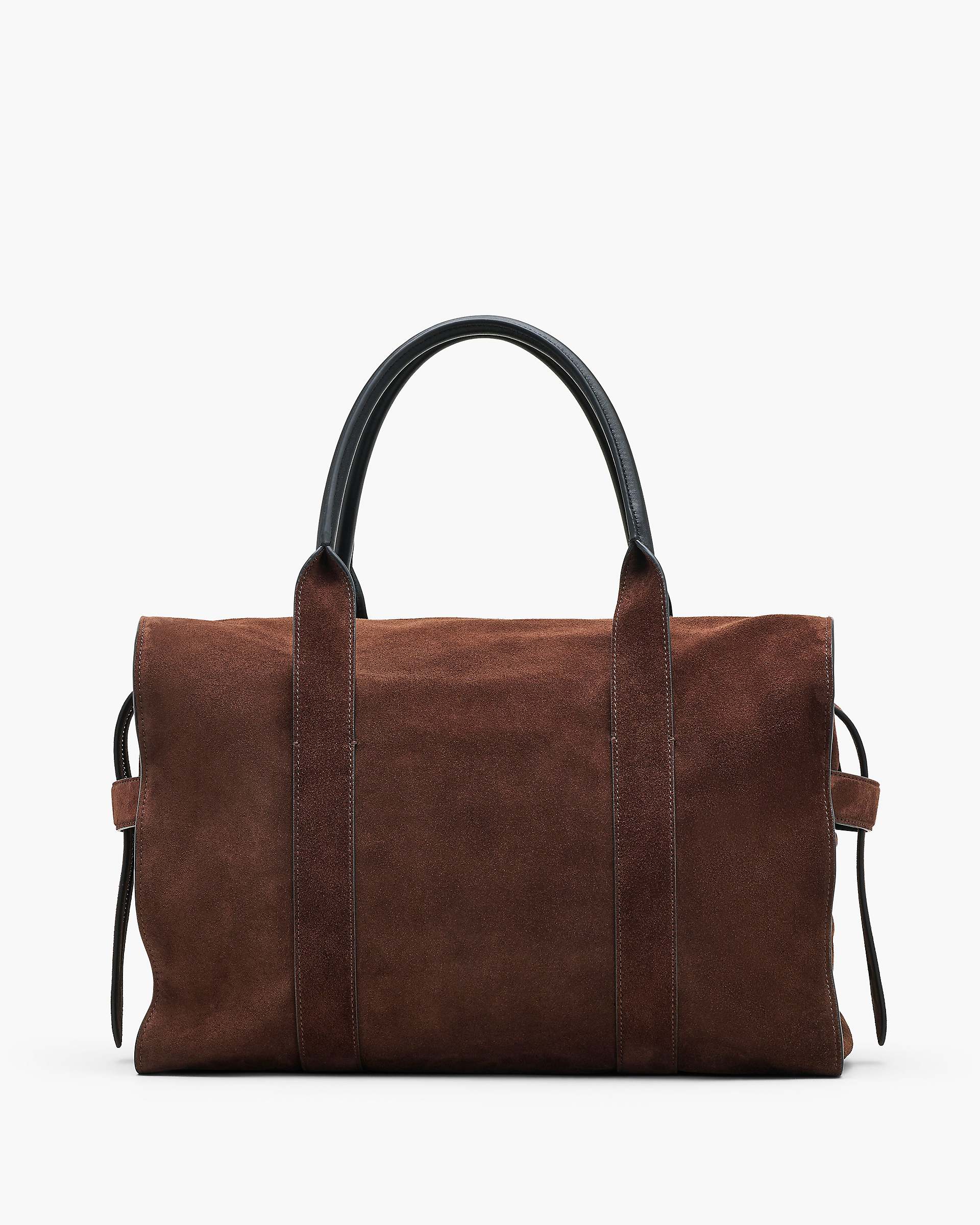 The Suede Dakota Tote - Dark Brown | Marc Jacobs online