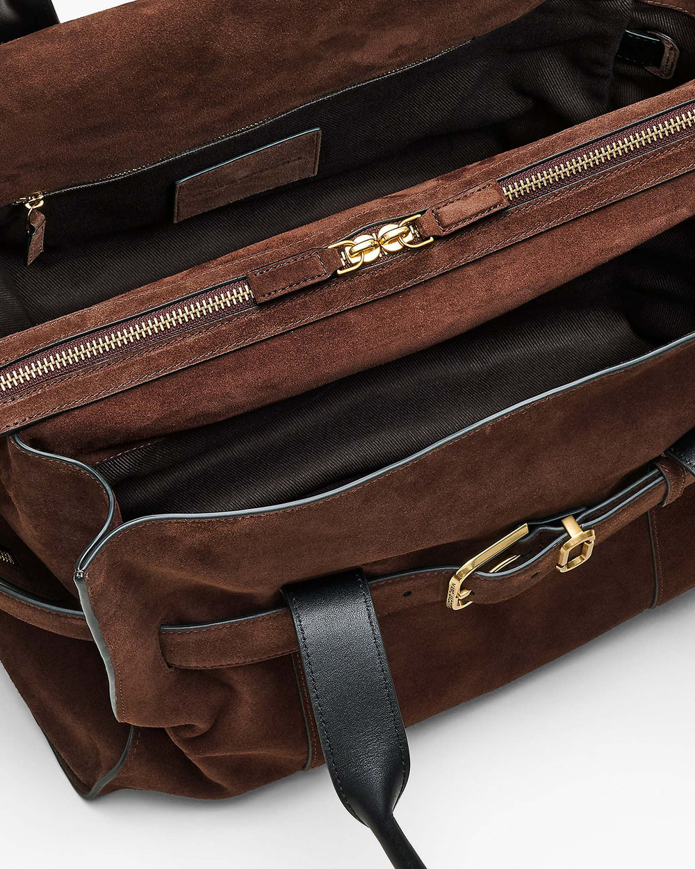 The Suede Dakota Tote - Dark Brown | Marc Jacobs online
