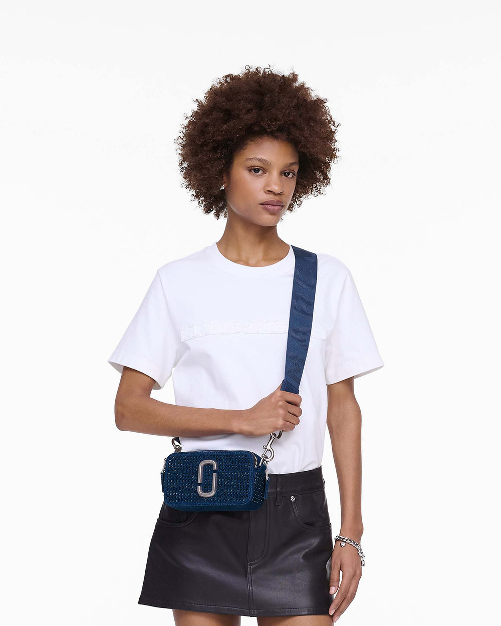 The Crystal Denim Snapshot - Dark Wash Crystal | Marc Jacobs on sale