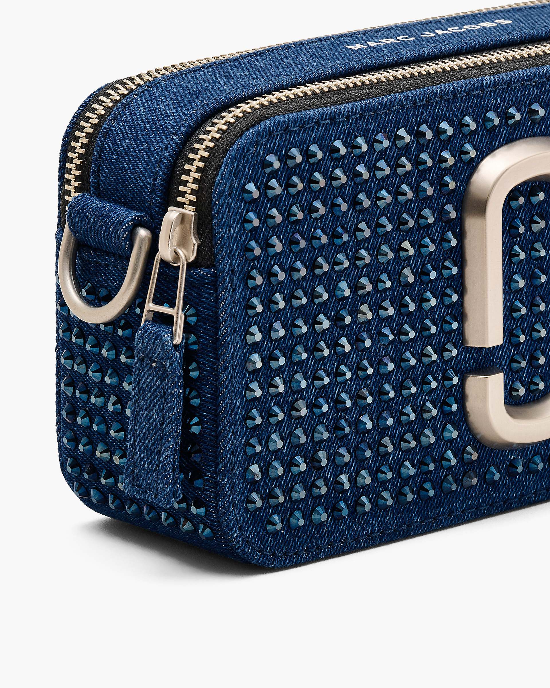 The Crystal Denim Snapshot - Dark Wash Crystal | Marc Jacobs on sale