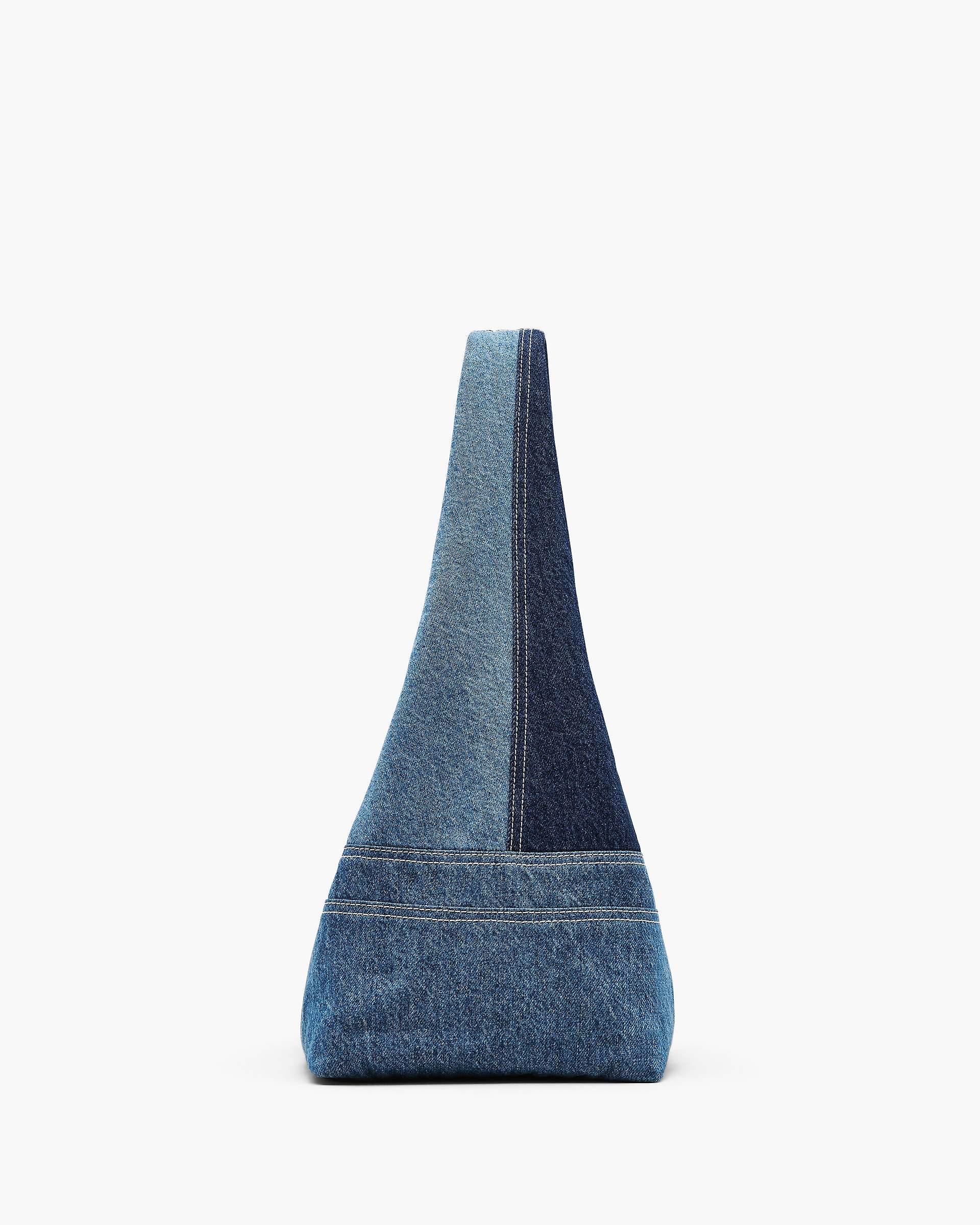 The Patchwork Denim Sack Bag - Blue Denim | Marc Jacobs online