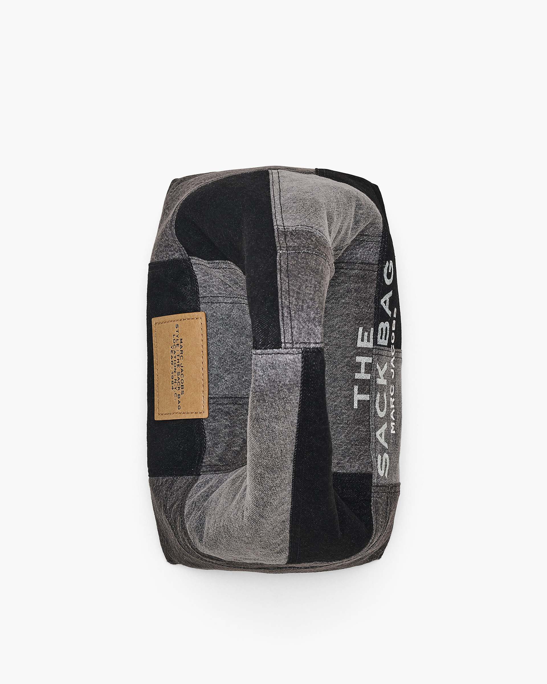 The Patchwork Denim Sack Bag - Black Denim | Marc Jacobs sale