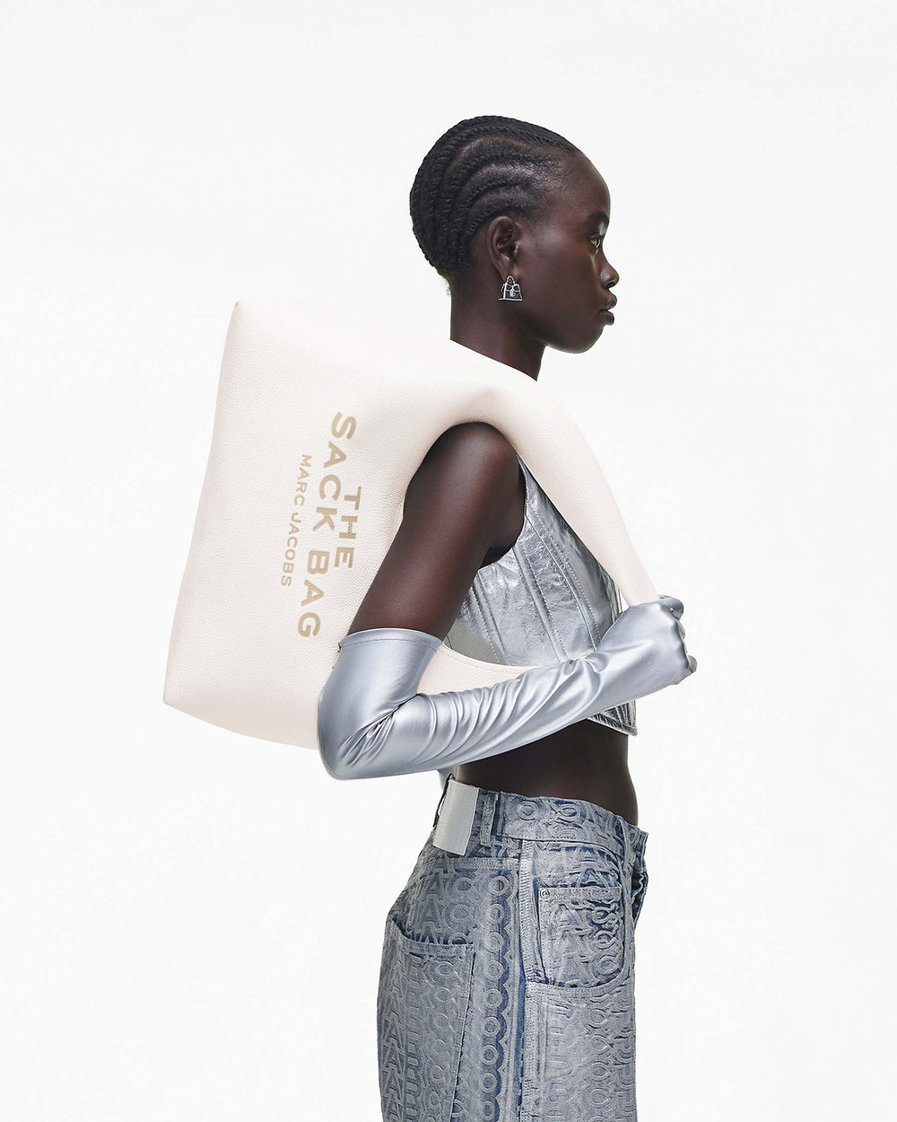 The Sack Bag - White|White | Marc Jacobs for sale