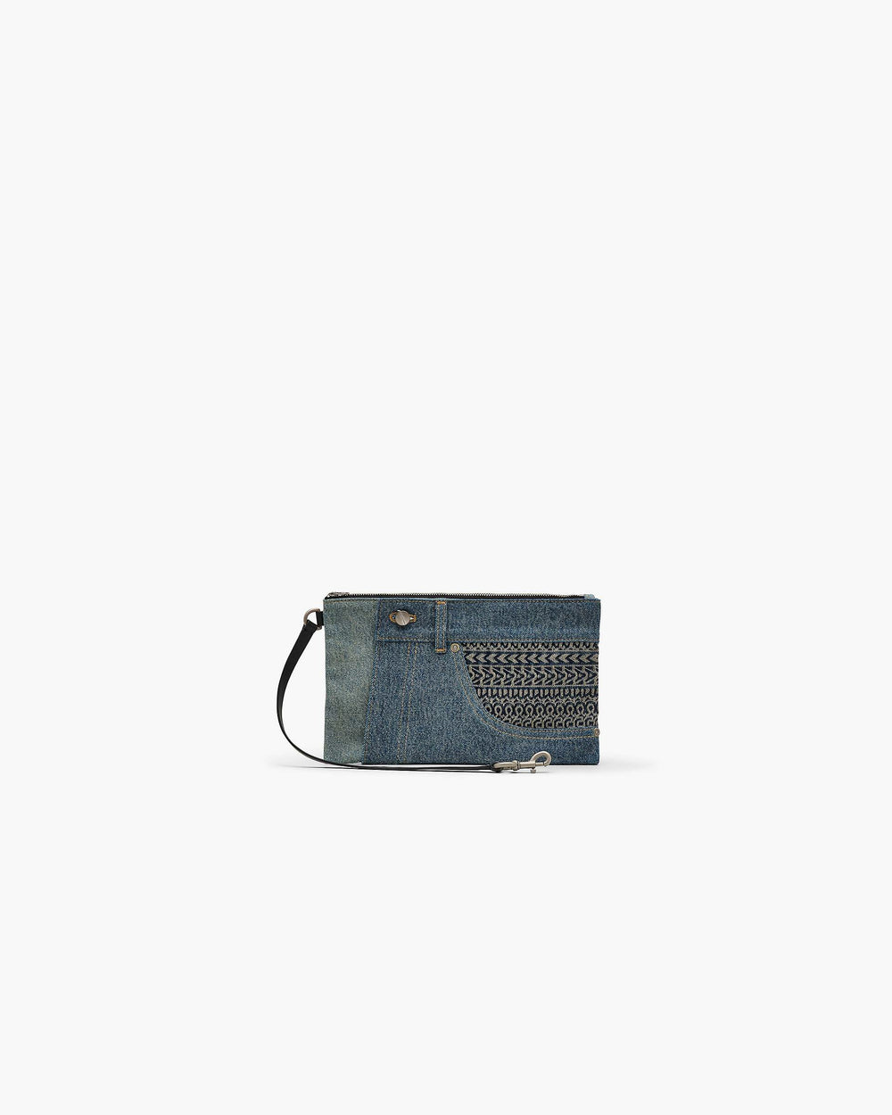 The Deconstructed Denim Sack Bag - Indigo Multi | Marc Jacobs on sale