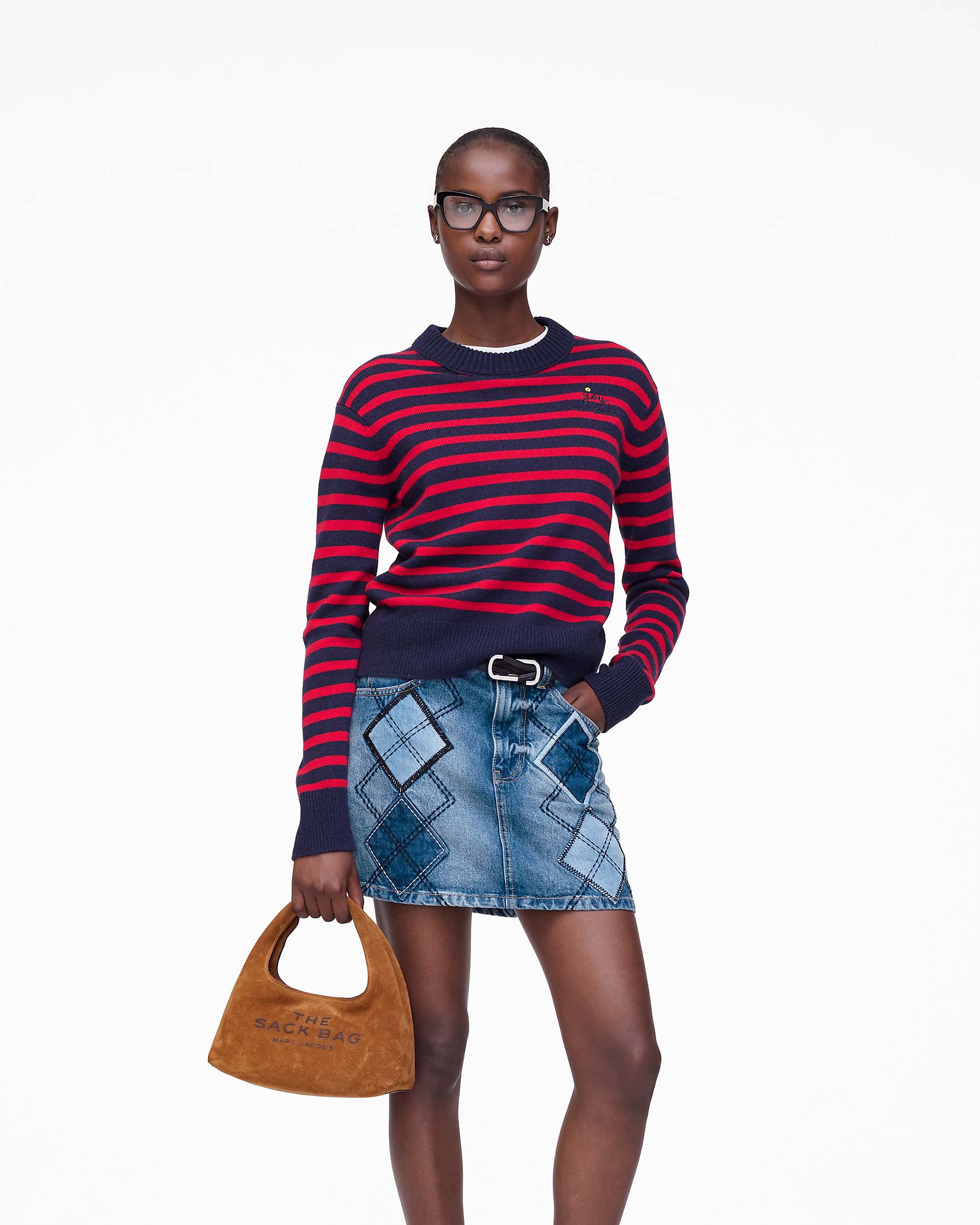 The Suede Mini Sack Bag - Copper | Marc Jacobs US