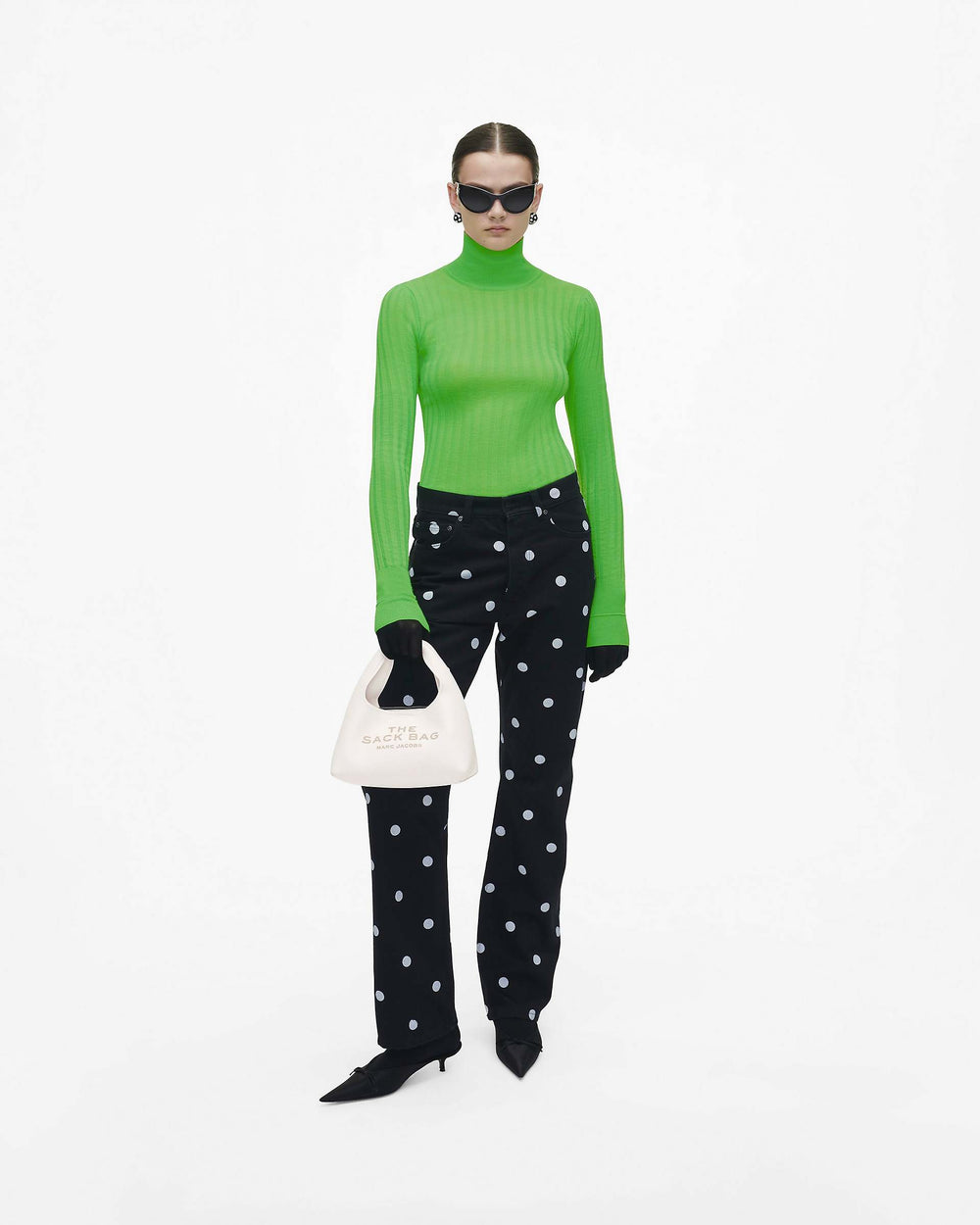 The Mini Sack Bag - White|White | Marc Jacobs online