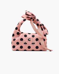 The Satin Dots Bow Mini Sack Bag - Peach Multi | Marc Jacobs on sale