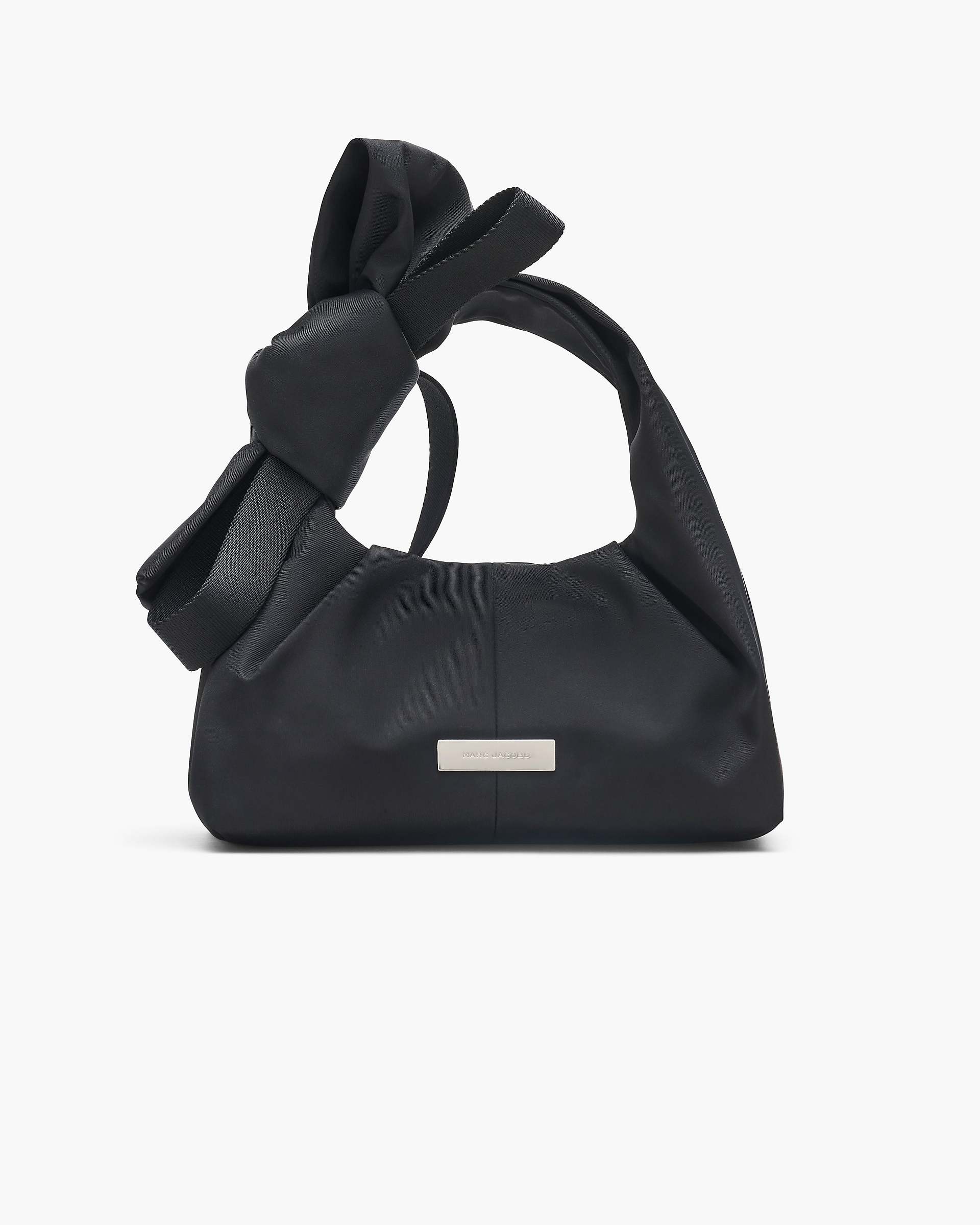 The Bow Nylon Mini Sack Bag - Black | Marc Jacobs US