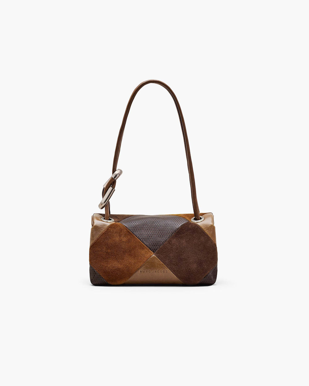 The Suede Patchwork Mini Dual Shoulder Bag - Brown Multi | Marc Jacobs US